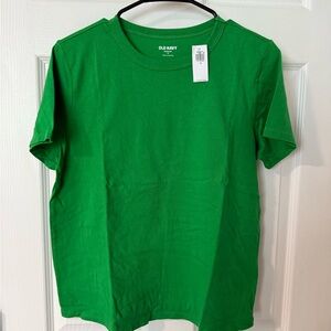 Old Navy Vibrant Green Kids Tee